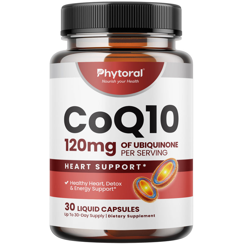CoQ10 120mg Ubiquinone Liquid Capsules