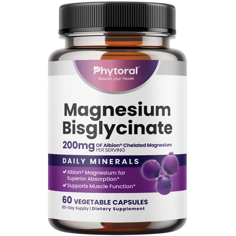 Magnesium Glycinate 200mg Capsules
