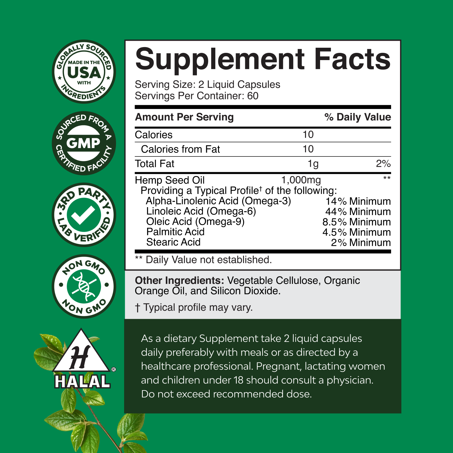 Hemp Seed Oil