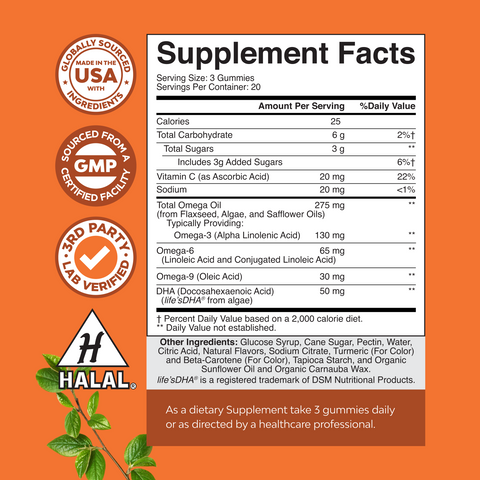 Omega 3-6-9 + DHA Gummies