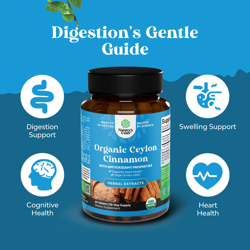 Organic Ceylon Cinnamon 1000mg per serving