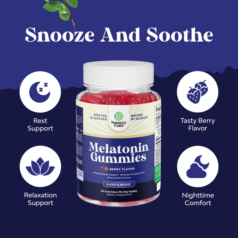 Melatonin Gummies 5mg per serving