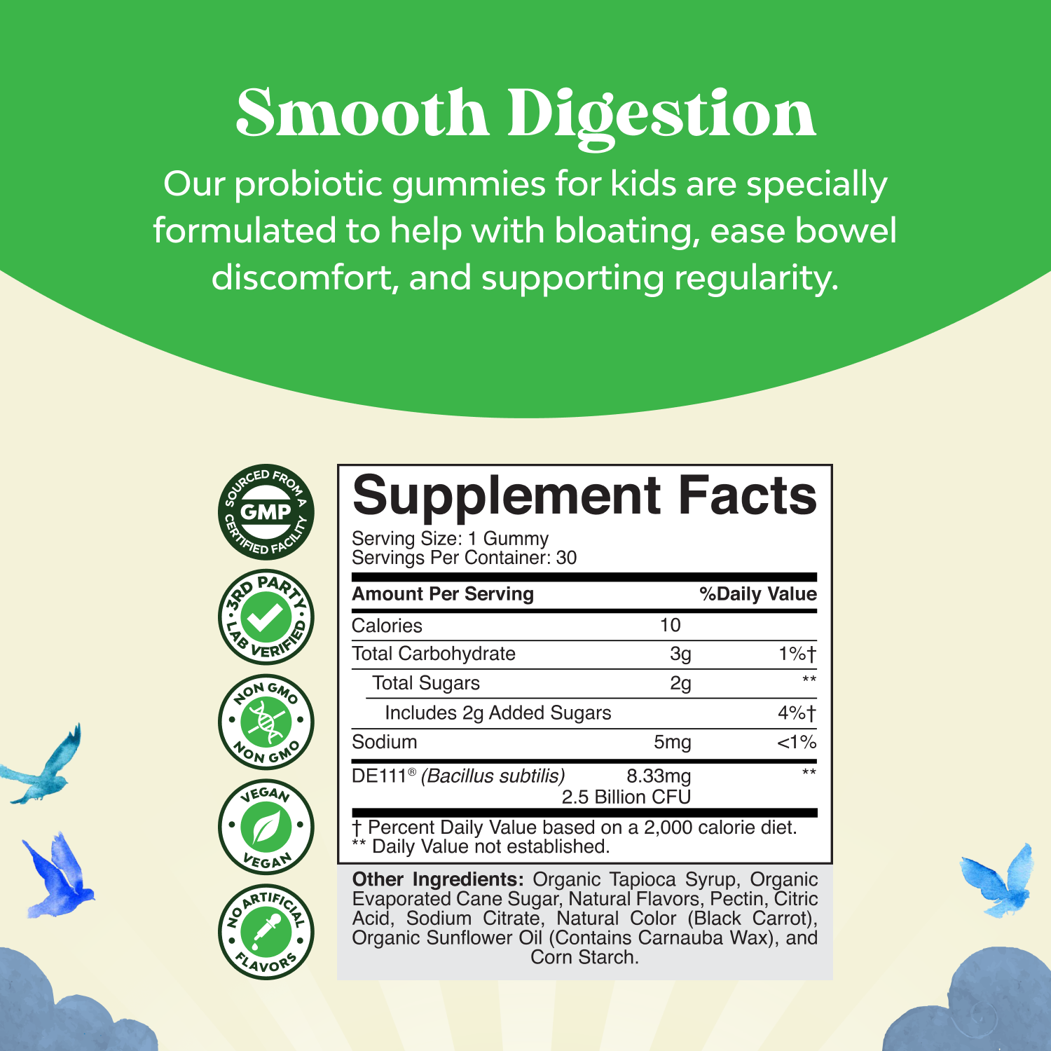 Kids Organic Probiotic Gummies
