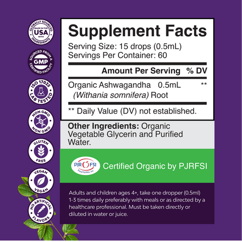 Organic Ashwagandha Drops