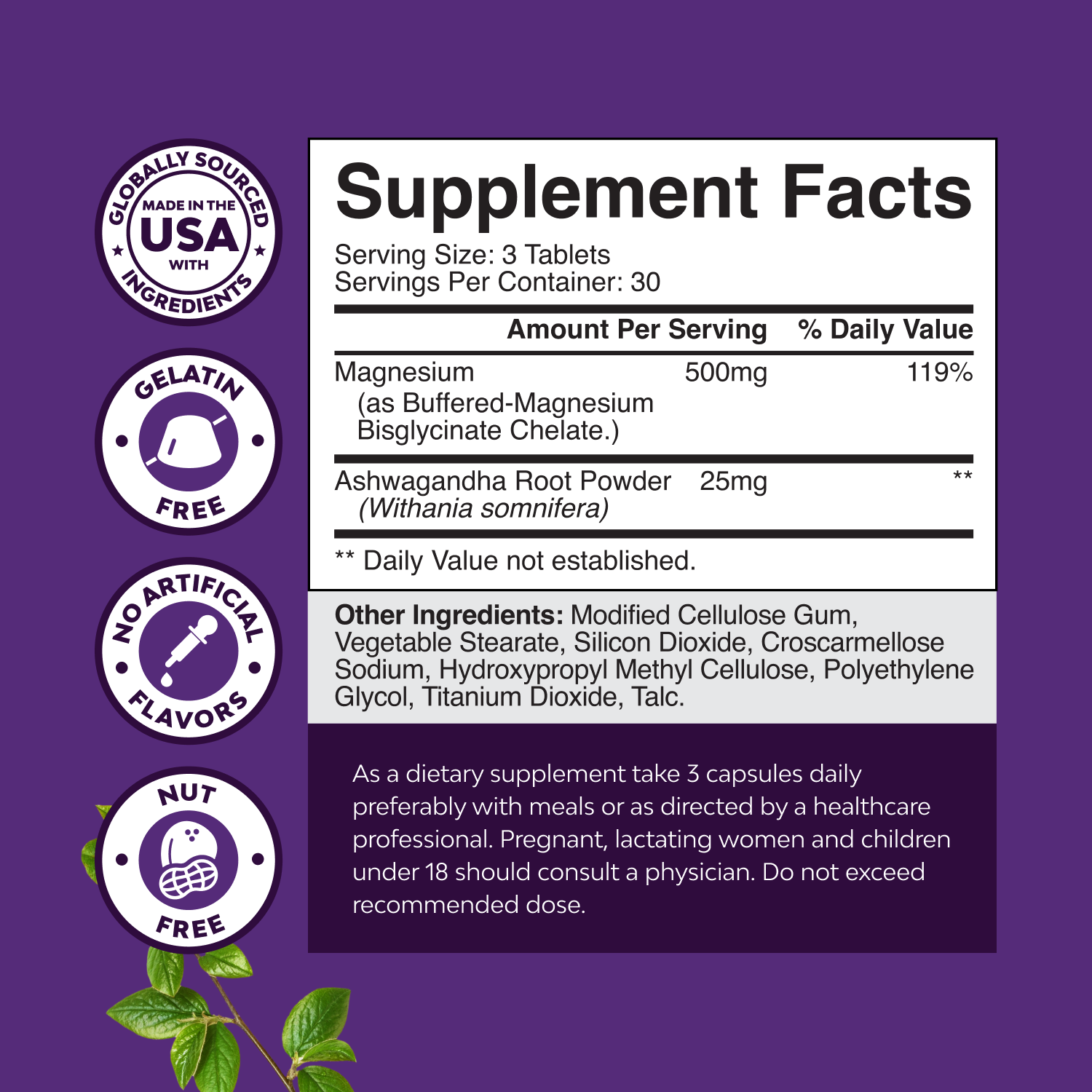 Magnesium + Ashwagandha