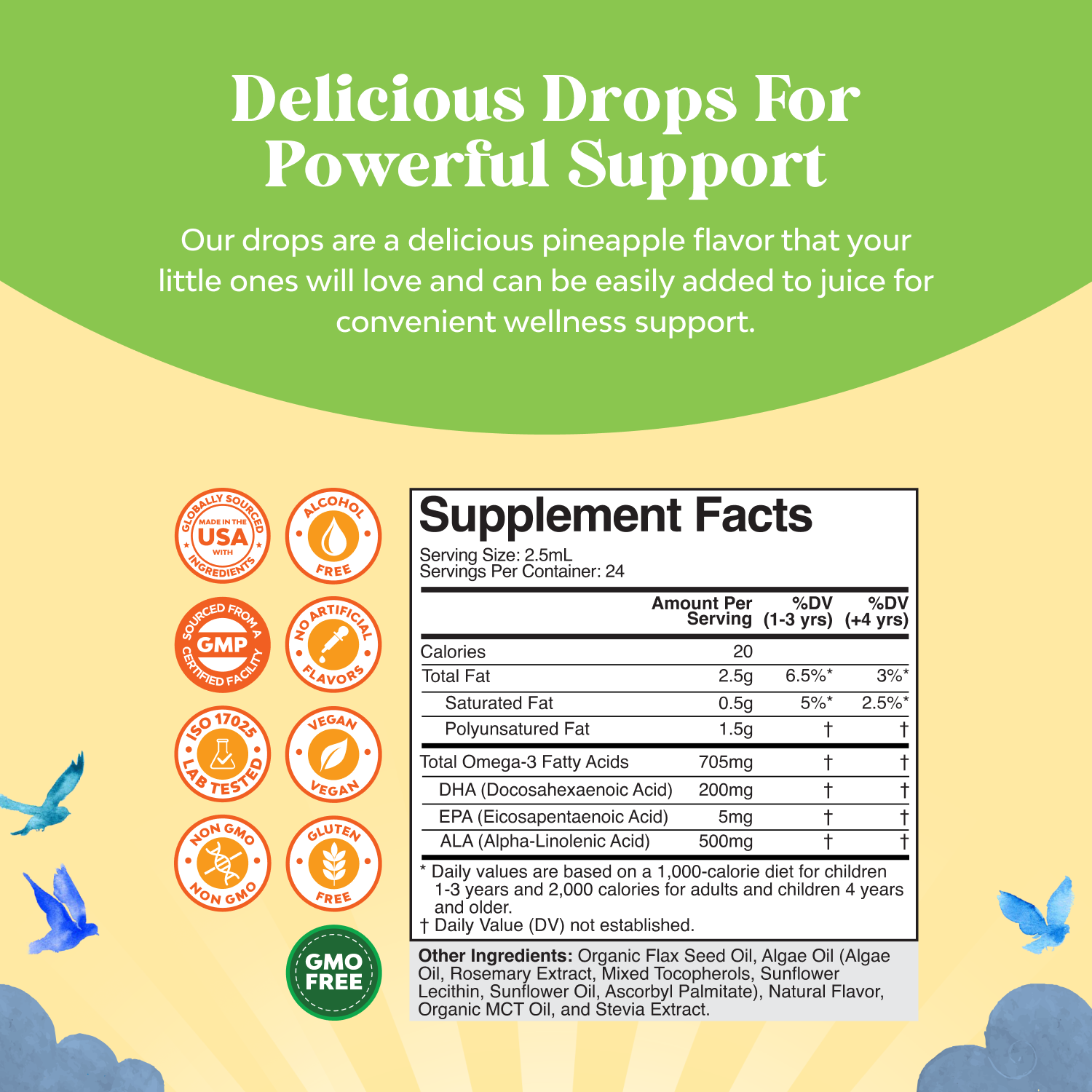 Kids Omega 3 + DHA