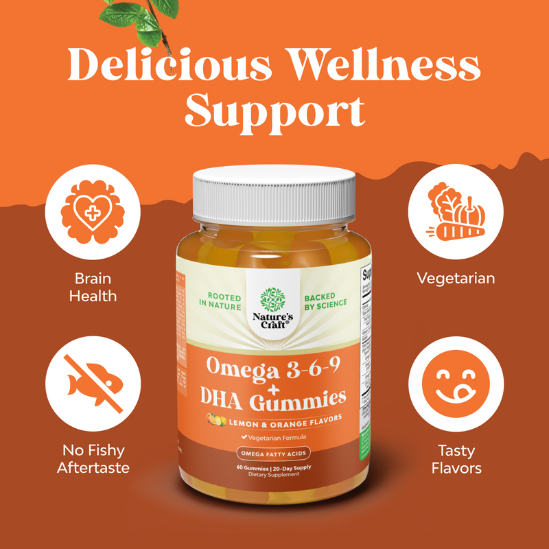 Omega 3-6-9 + DHA Gummies