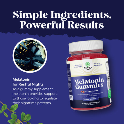 Melatonin Gummies 5mg per serving