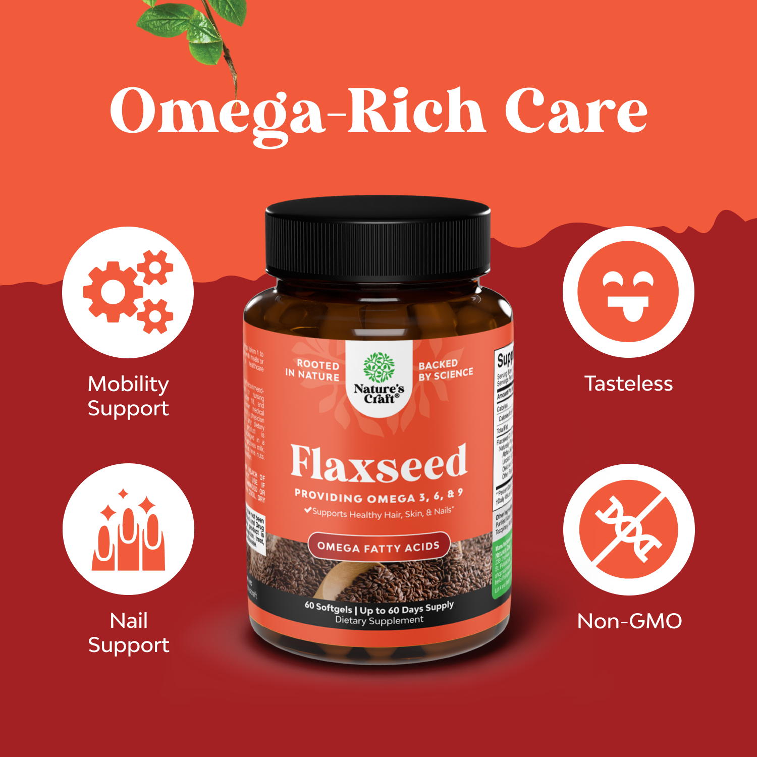 Flaxseed 1000mg per serving
