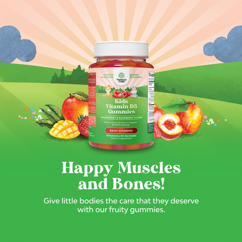 Kids Vitamin D3 Gummies 1000IU per serving