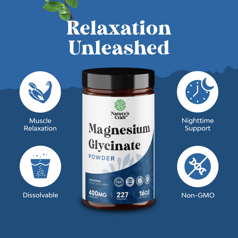 Nature's Craft Basics - Magnesium Glycinate Powder