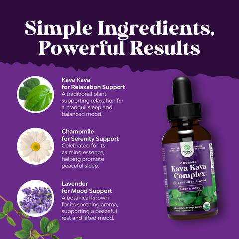 Organic Kava Kava Complex - 1ml per serving