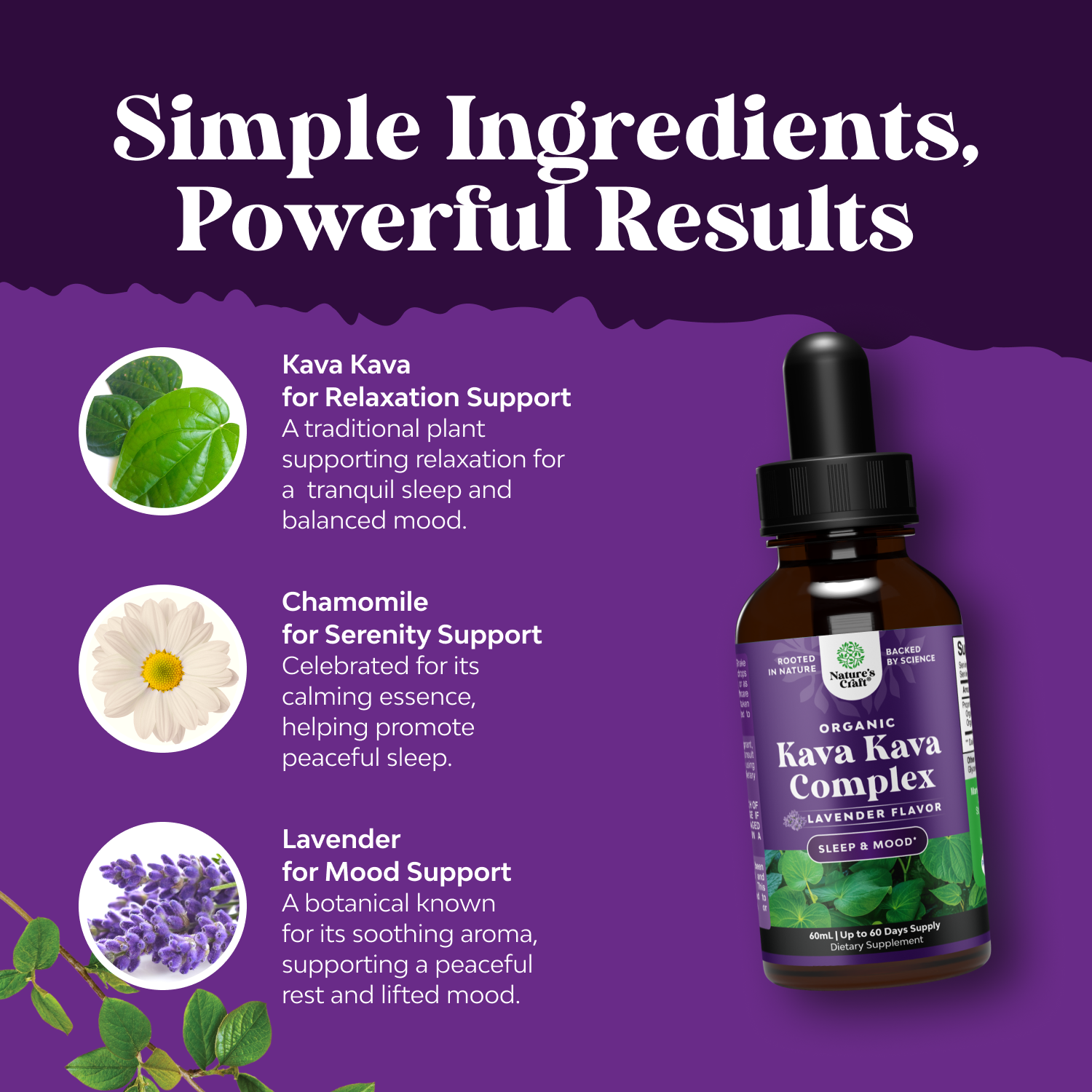 Kava Kava Complex - 100% Organic  1ml per serving