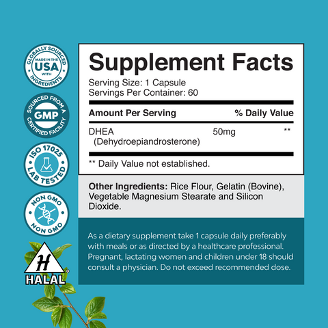 DHEA 50mg per serving