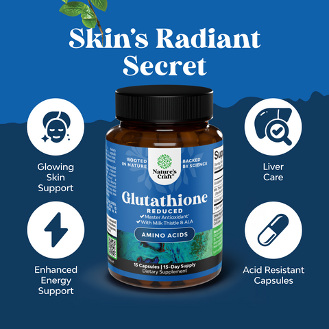 Glutathione 500mg per serving Nature's Craft Glutathione 500mg per serving Nature's Craft