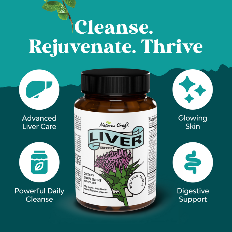 Nature'sCraft Suplemento Natural para el Hígado 60ct