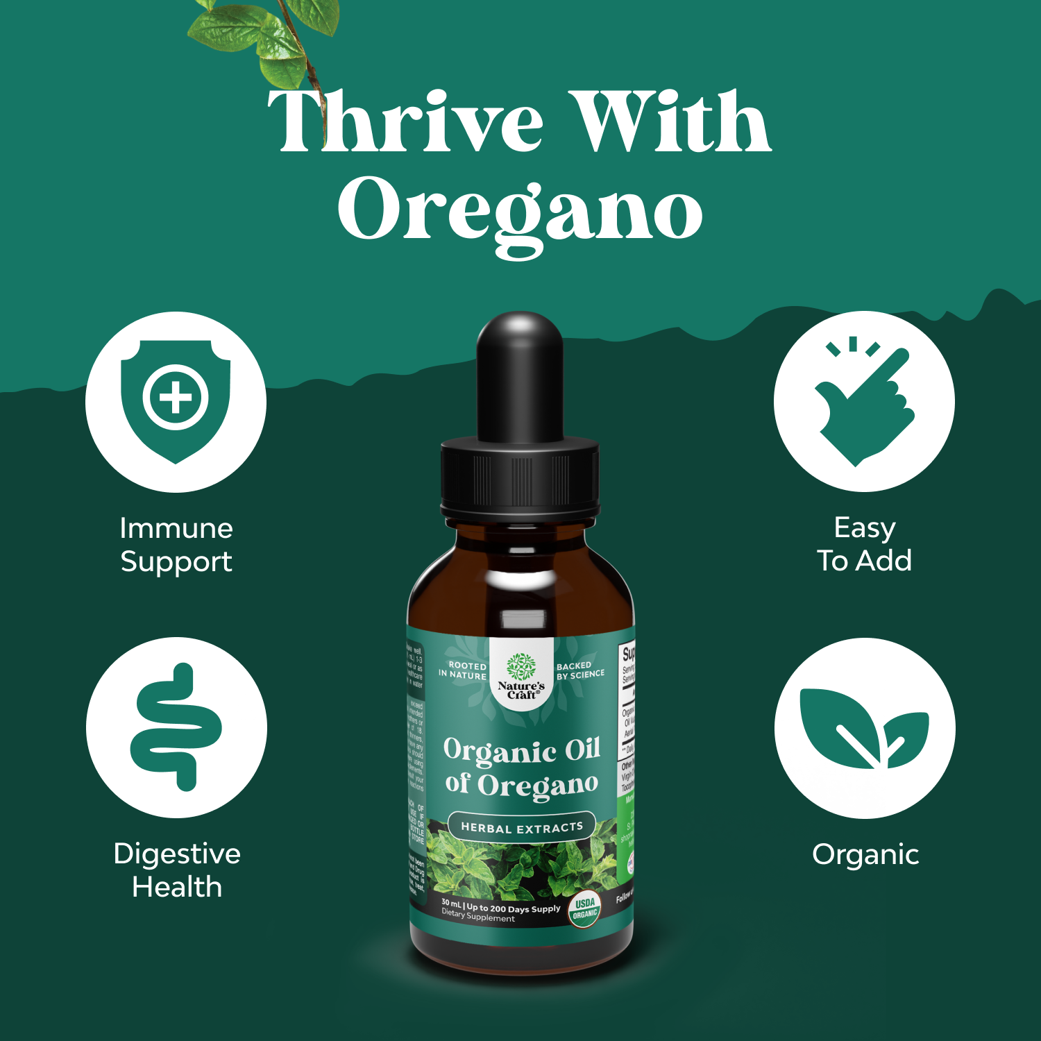 Organic Oil of Oregano Drops