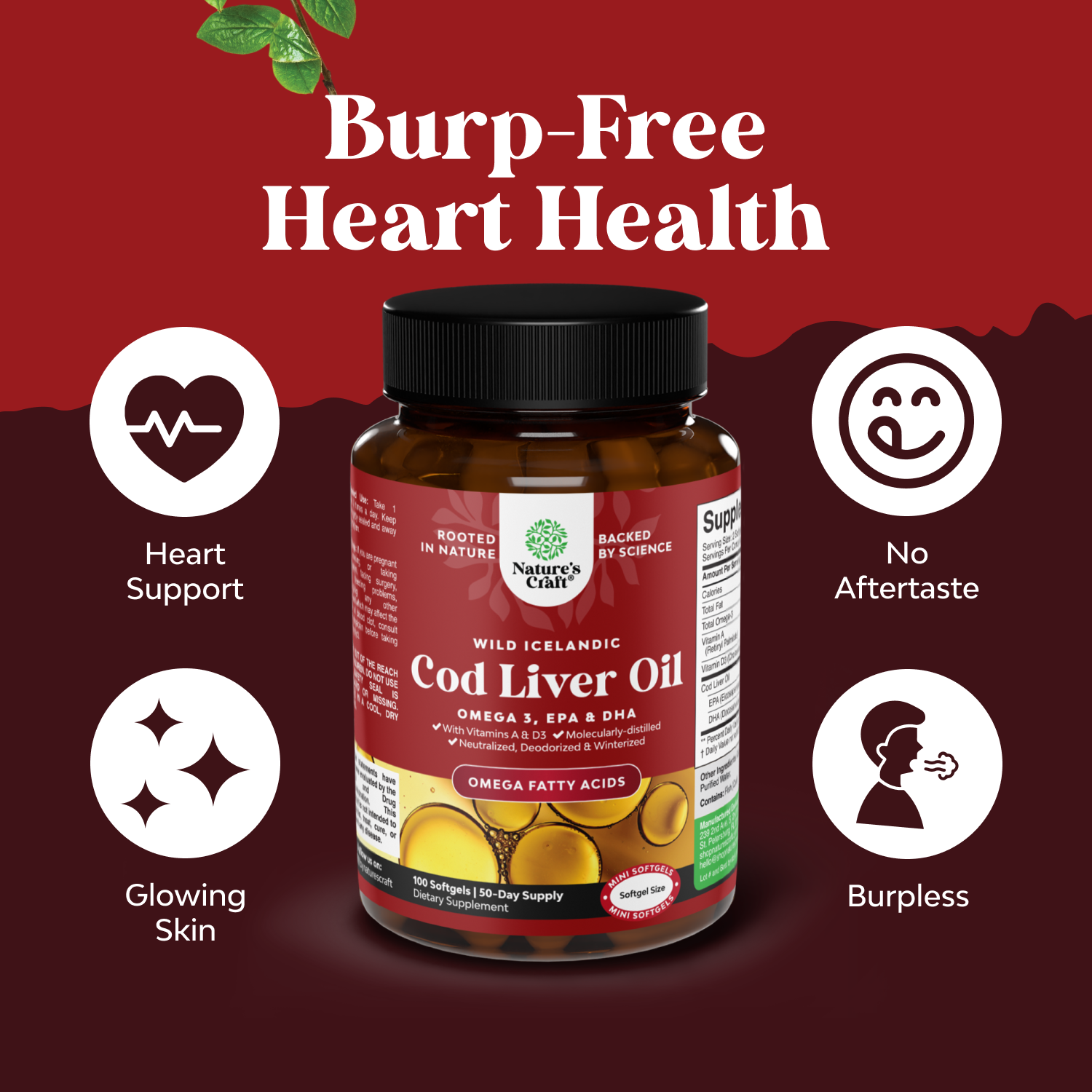 Cod Liver Oil 1000mg per serving