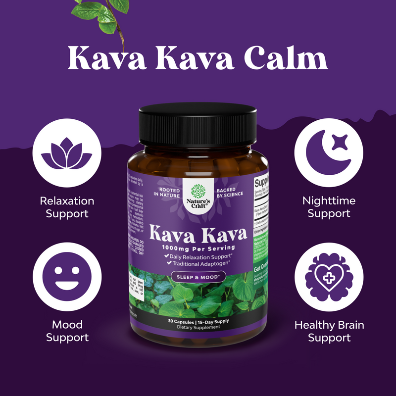 Kava Kava 1000mg per serving