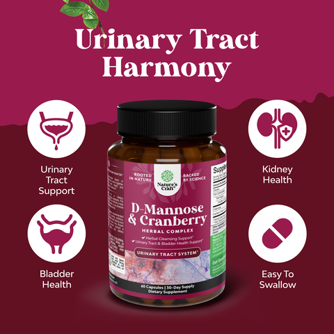D Mannose & Cranberry 1000mg per serving