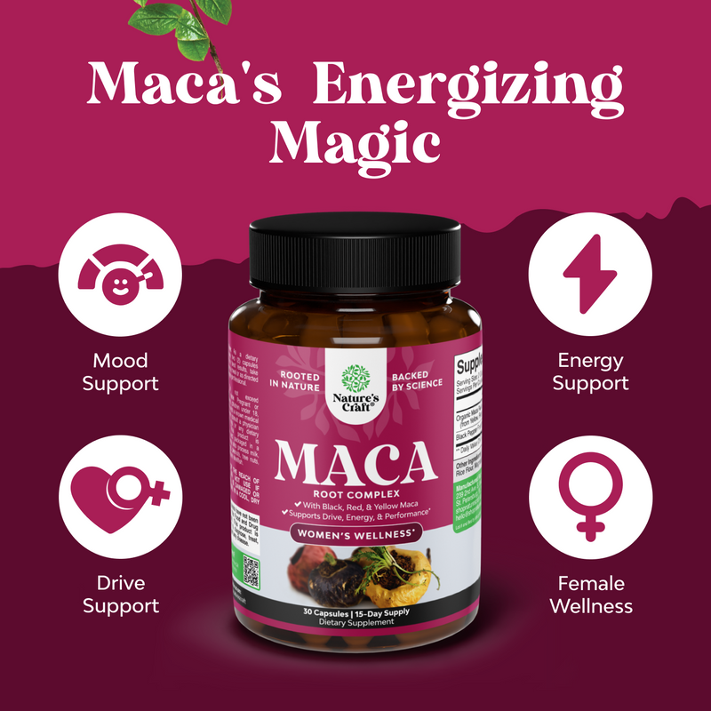 Women's MACA Root Complex 1500mg per serving