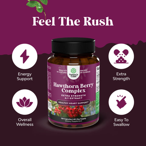 Hawthorn Berry Complex 1330mg per serving