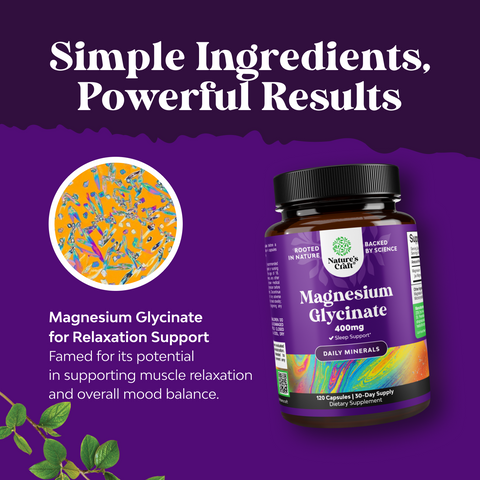 Magnesium Glycinate 400mg per serving