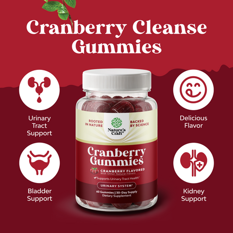 Cranberry Gummies 500mg per serving