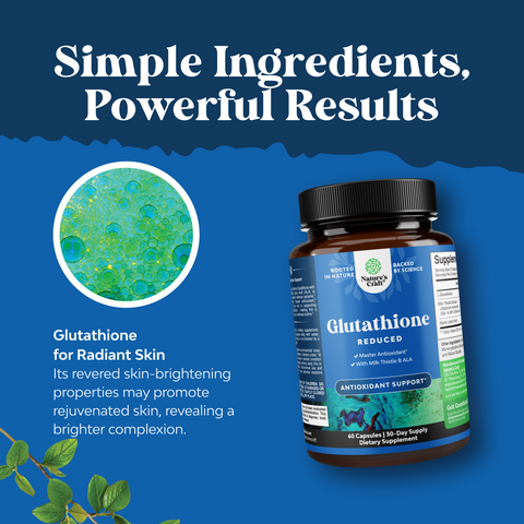 nature craft glutathione review Reduced Supplement with Milk Thistle - Liver Support - 60 Count | Finest L Glutathione with Alpha Lipoic Acid - Skin Radiance & Immune Support - Non GMO 5 Best Glutathione Supplements in