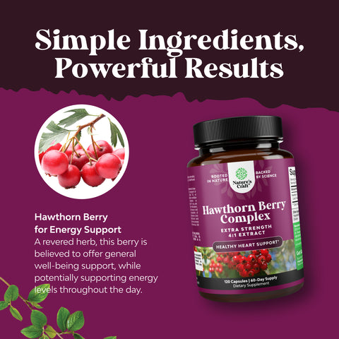 Hawthorn Berry Complex 1330mg per serving
