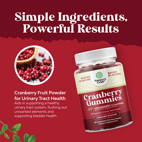 Cranberry Gummies 500mg per serving