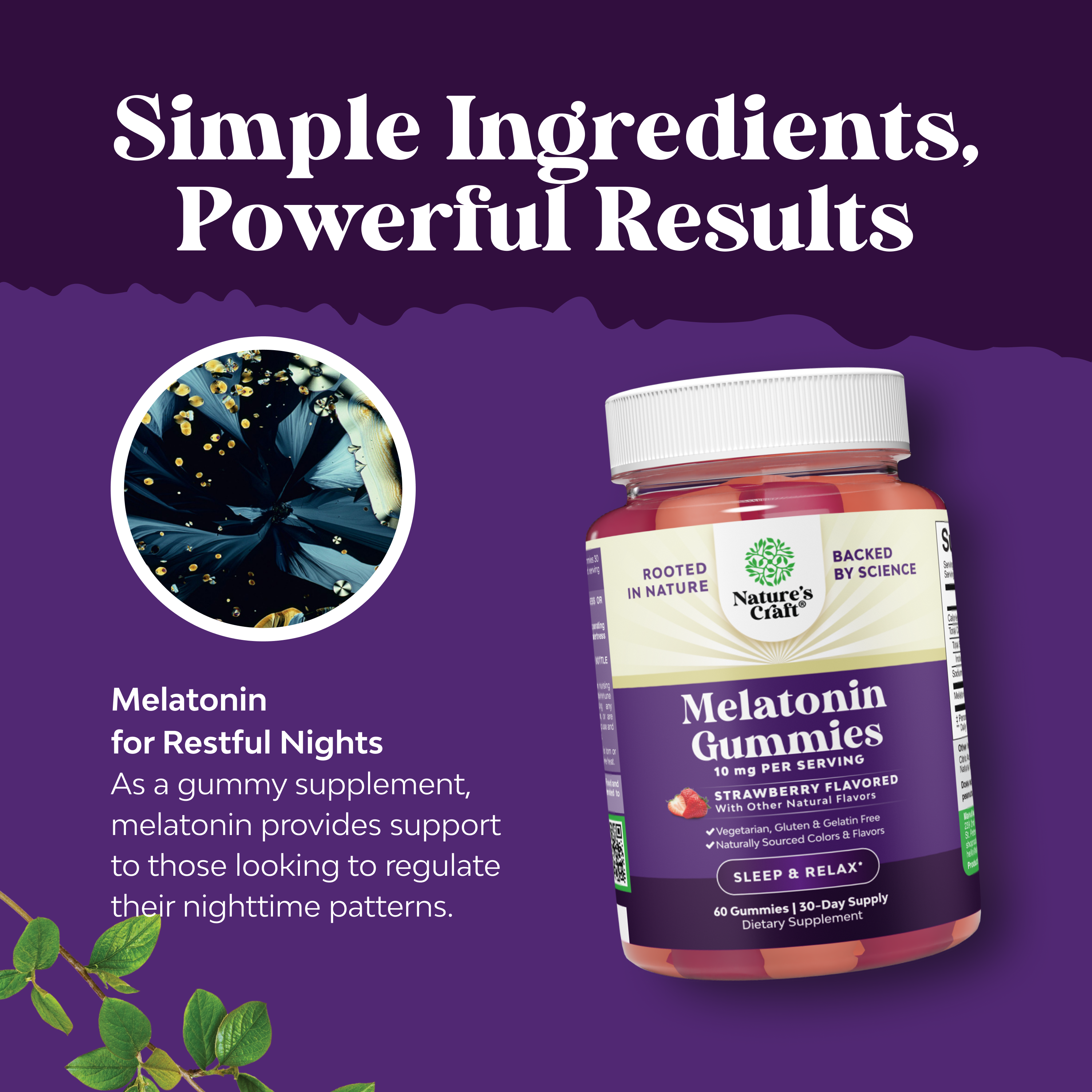 Melatonin Gummies 10mg per serving