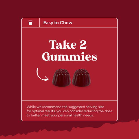 Cranberry Gummies 500mg per serving