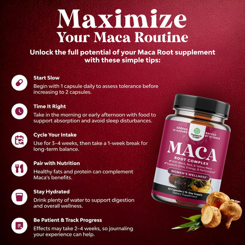Women's MACA Root Complex 1500mg per serving
