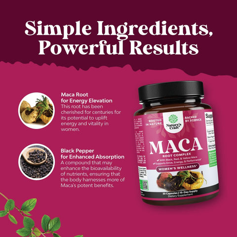 Women's MACA Root Complex 1500mg per serving